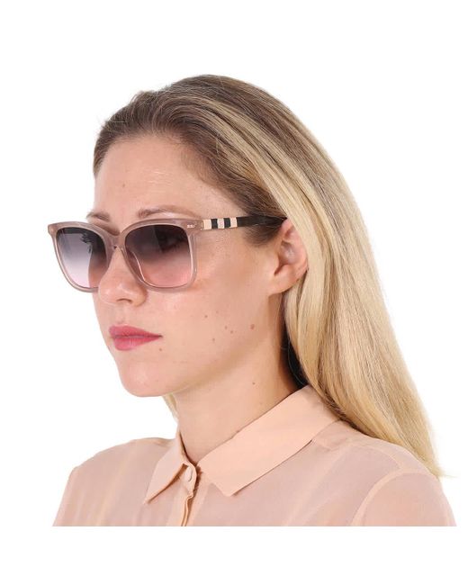 Carolina Herrera Gray Grey Gradient Square Sunglasses Ch 0045/s 03io/jp 57