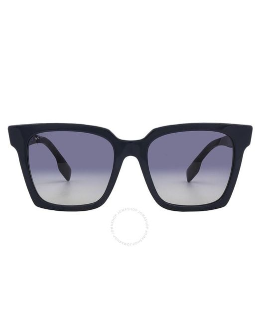 Burberry Blue Maple Gradient Square Sunglasses Be4335 39884l 53