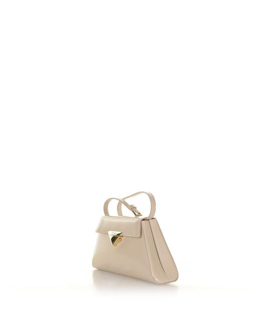 Prada Natural Leather Shoulder Bag