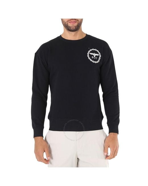 BOY London Black Eagle Backprint Logo Sweatshirt for men