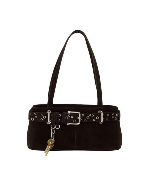 OSOI Black Brocle Mini Shoulder Bag for men