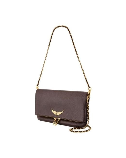 Zadig & Voltaire Brown Rock Crossbody Bag