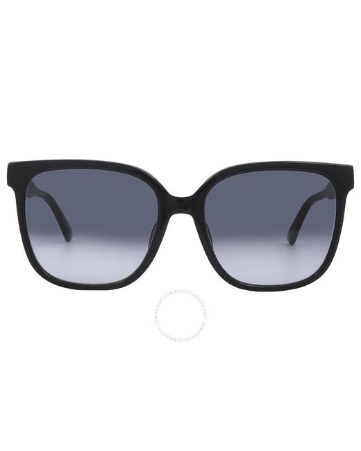Moschino Blue Grey Shaded Square Sunglasses Mos134/f/s 07rm/9o 58