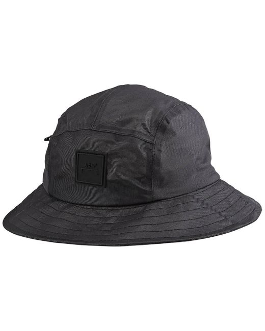 A_COLD_WALL* Black Tech Storage Bucket Hat for men