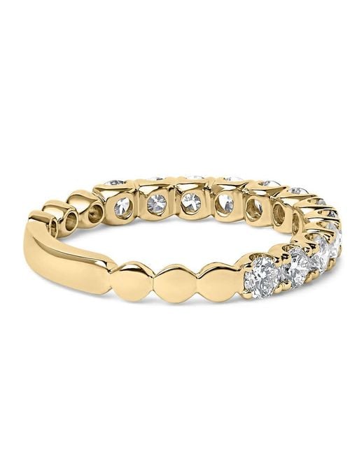Haus of Brilliance Metallic 14K 1.00 Cttw Round Diamond Prong Set Wedding Band