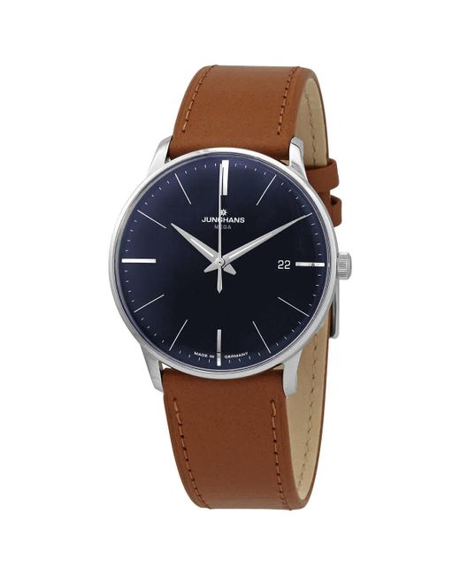 Junghans Meister Mega Radio-controlled Movement Blue Dial Watch for men