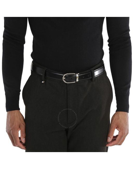 Montblanc Black Reversible/ Leather Belt 128135 for men