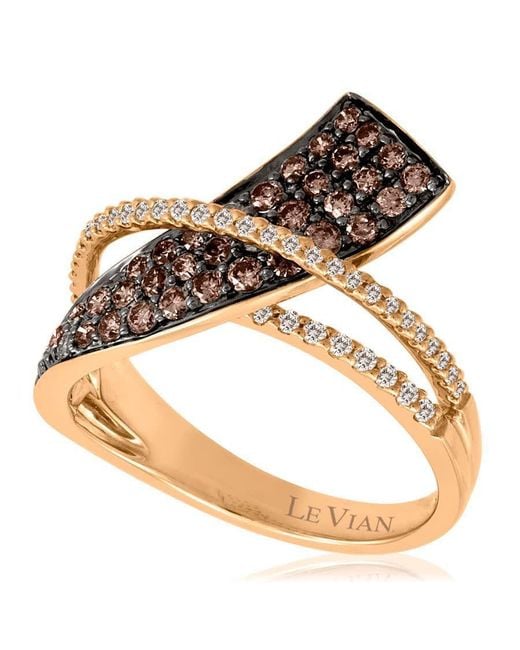 Le Vian Metallic Ladies Chocolate Diamonds Fashion Ring