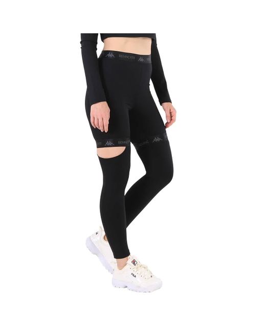 Kappa Black X Befancyfit Cut-out leggings