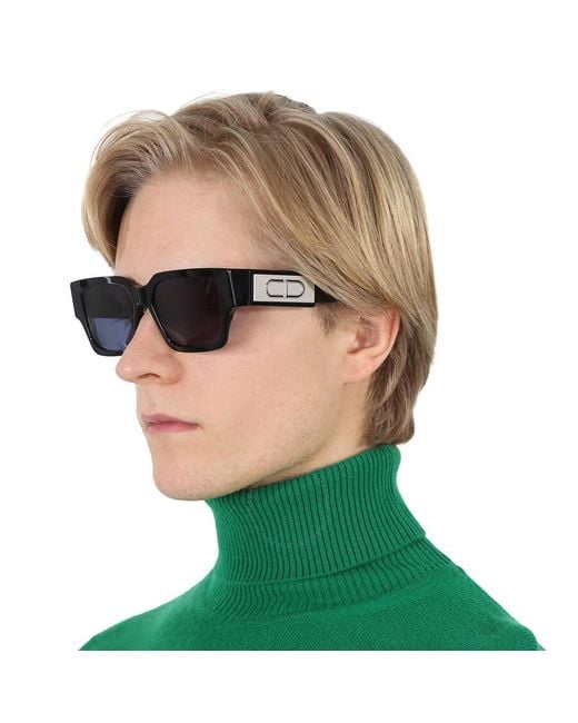 Dior Blue Square Sunglasses for men