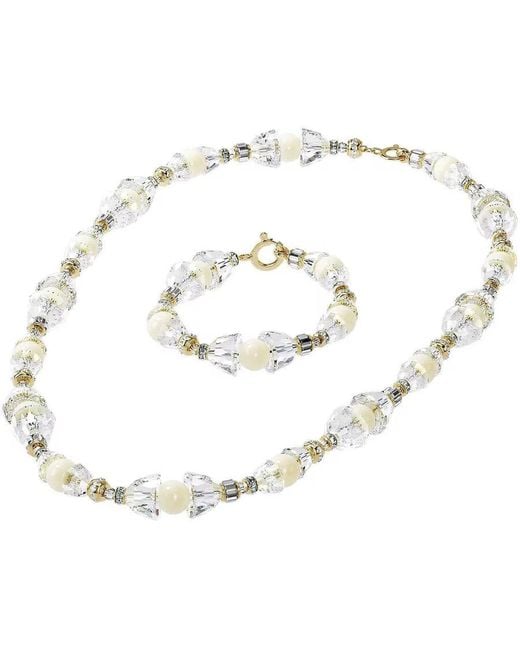 Swarovski White Somnia Necklace & Bracelet Set