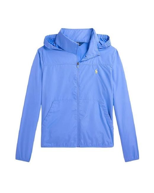 Polo Ralph Lauren Blue Windproof Hooded Jacket
