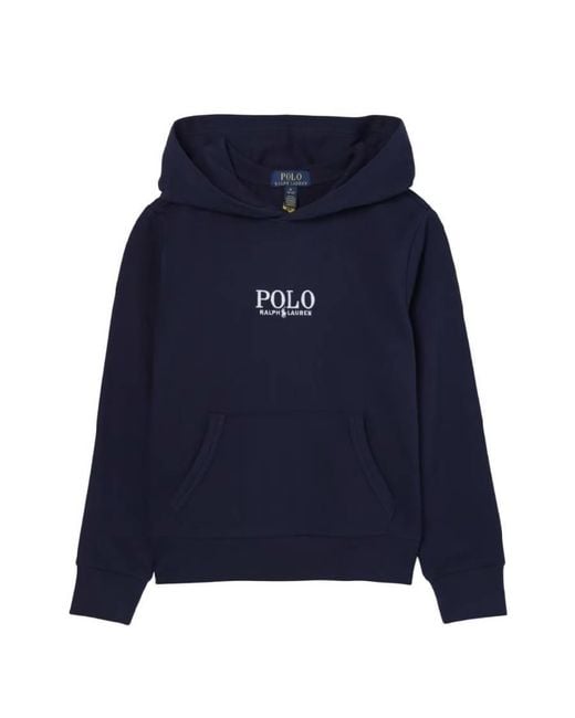 Polo Ralph Lauren Blue Long Sleeve Hoodie for men