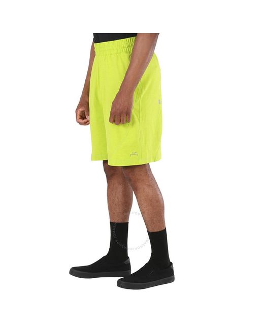 A_COLD_WALL* Yellow Bright Body Map Track Shorts for men