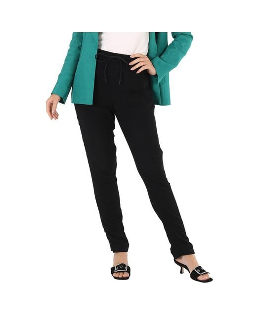Burberry Black Ladies Zip Detail Jodhpur Leggings, Brand Size 4 (Us