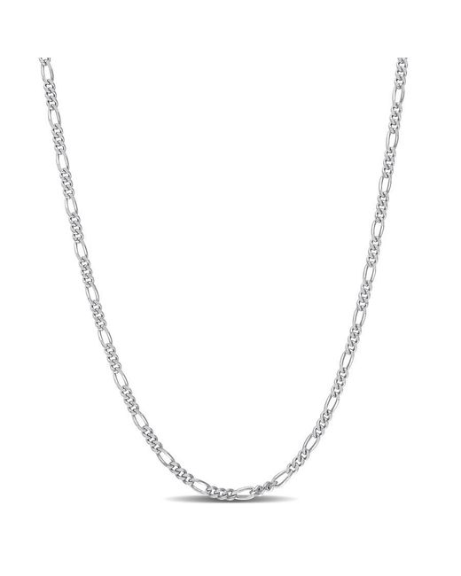 Amour Metallic 2.2Mm Figaro Chain Necklace