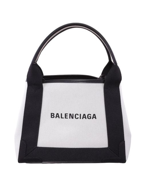 Balenciaga Black Xs Cabas Tote Bag for men