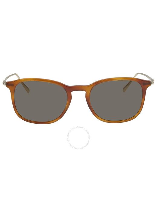 Ferragamo Brown Grey Square Sunglasses Sf2846s 212 53