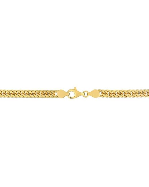 Amour Metallic 5.5Mm Double Curb Link Chain Necklace