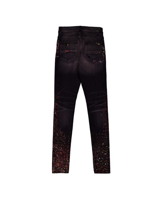Amiri Black Painter Skinny-Fit Jeans for men