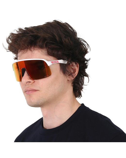 Oakley Brown Sutro Lite Prizm Ruby Rectangular Sunglasses Oo9463 946318 39 for men