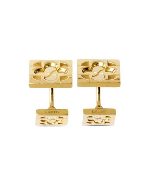 Burberry Metallic Monogram Cufflinks for men