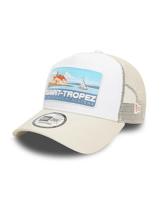KTZ Blue Saint Tropez A-Frame Trucker Cap for men