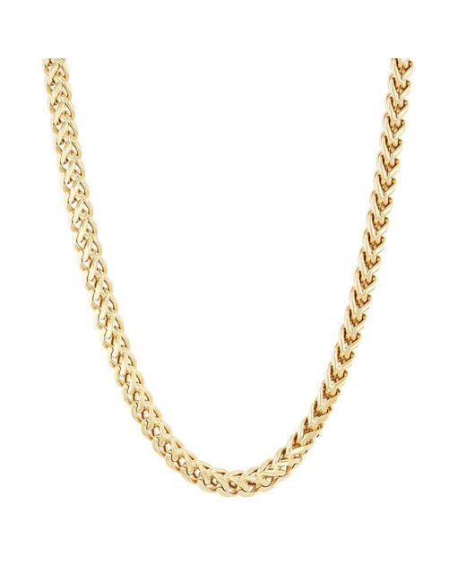 Robert Alton Metallic Stainless Steel Ip Finish Franco Link 24" Chain for men