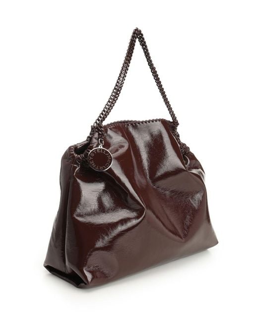 Stella McCartney Brown Falabella Drawstring Bag