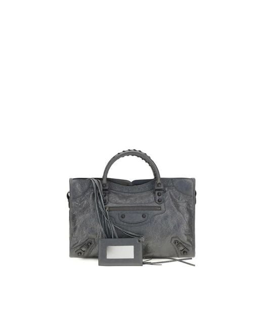 Balenciaga Gray Le City Shoulder Bag