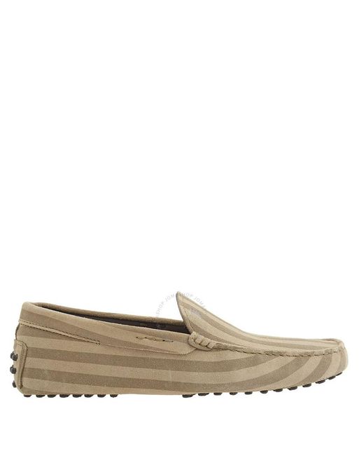 Tod's Natural Gommini Nuovo Slip-on Loafers for men