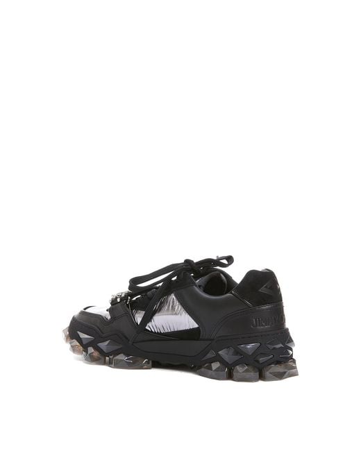 Jimmy Choo Black Diamond X Strap/M Low-Top Trainers, Brand Size 40 Us for men