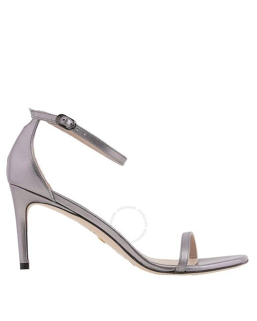 Stuart Weitzman Metallic Nudistcurve 75 S