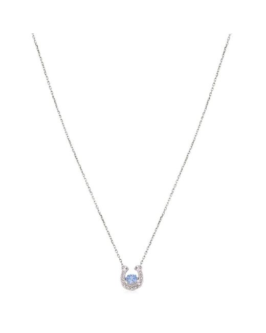 Swarovski Metallic Symbolica Horse Shoe Pendant Necklace