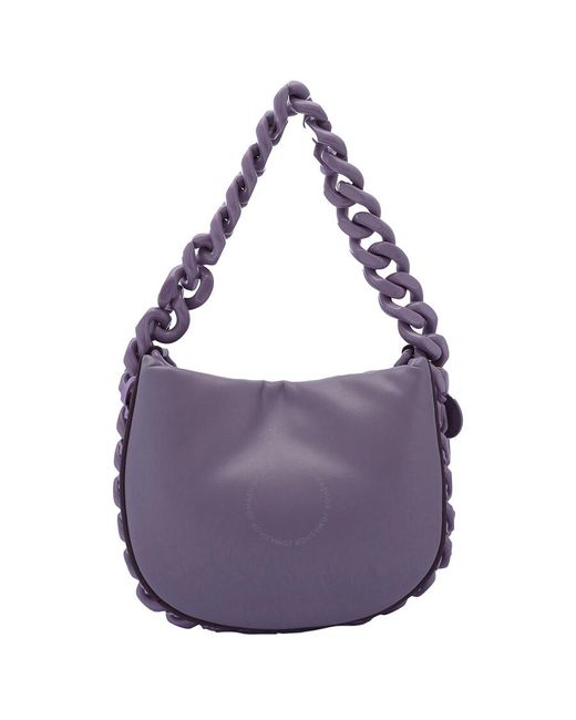 Stella McCartney Purple Frayme Falabella Shoulder Bag