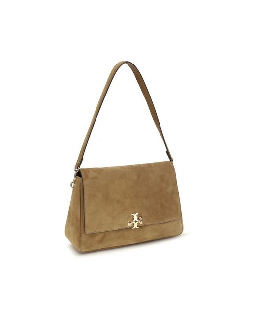 Tory Burch Natural Charlie Shoulder Bag
