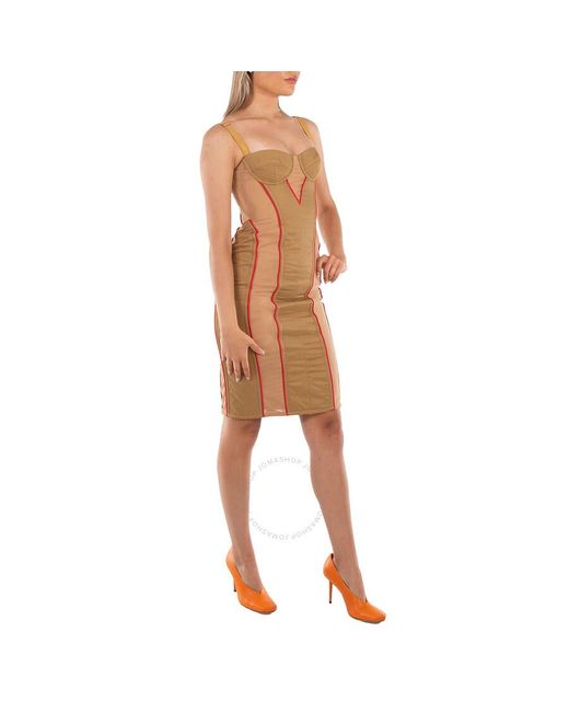 Burberry corset dress hotsell