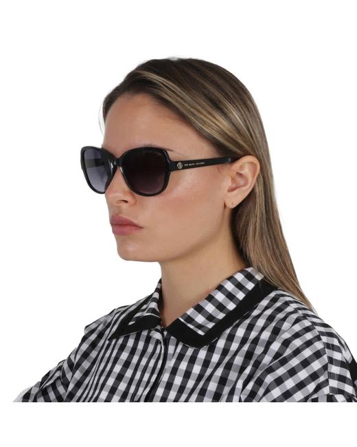 Marc Jacobs Black Dark Grey Shaded Butterfly Sunglasses Marc 528/s 0807/9o 58