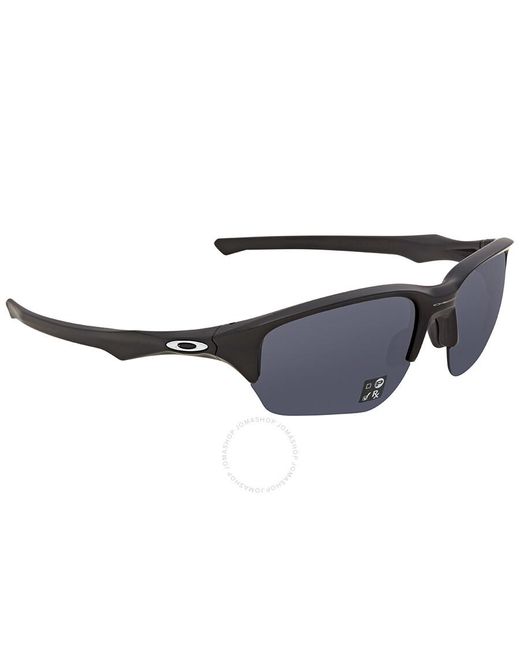 Oakley Blue Flak Beta Gray Sport Sunglasses