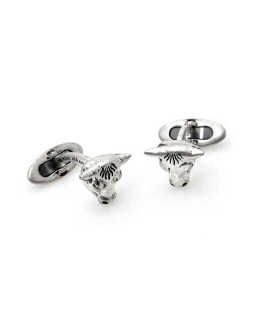 Gucci Metallic Anger Forest Sterling Cufflink Ybe52407400100U for men