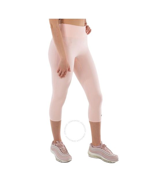 Reebok Pink X Victoria Beckham Coralglow Logo 3/4 leggings