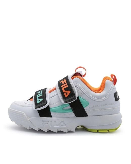 Fila disruptor velcro best sale