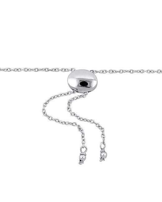 Amour Metallic 7.5-8Mm Freshwater Cultured Pearl Adjustable Bolo Bracelet
