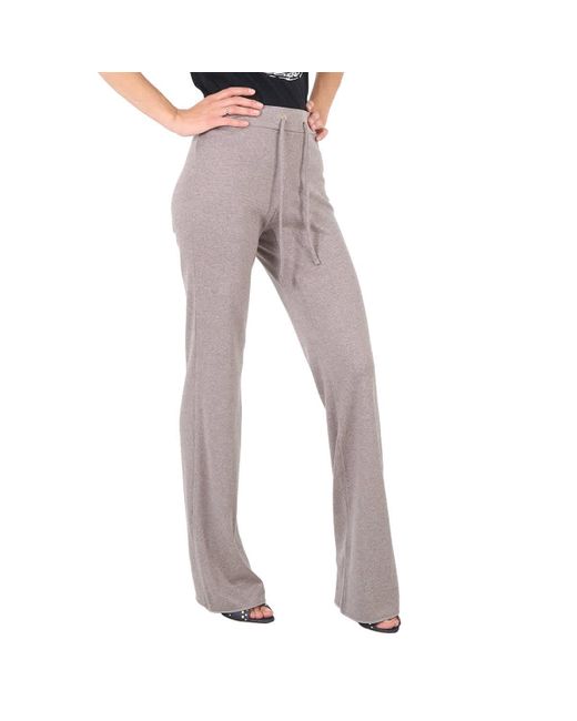 Wolford Gray Wool Jersey Trousers