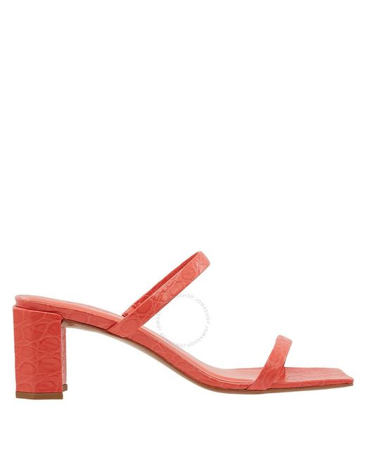 By Far Coral Red Tanya Leather S