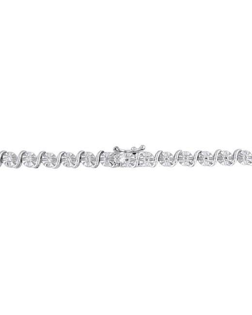 Amour Metallic 1/2 Ct Tw Diamond Necklace for men