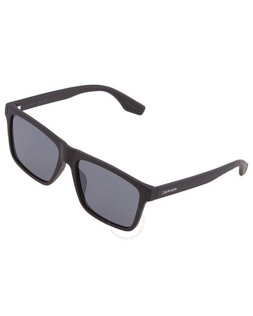Calvin Klein Gray Grey Square Sunglasses Ck20521s 001 56 for men