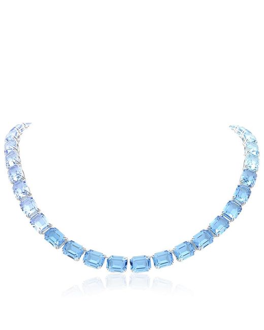 Swarovski Blue Millenia Tennis Necklace