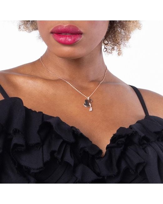 Swarovski White Swan Pendant Necklace