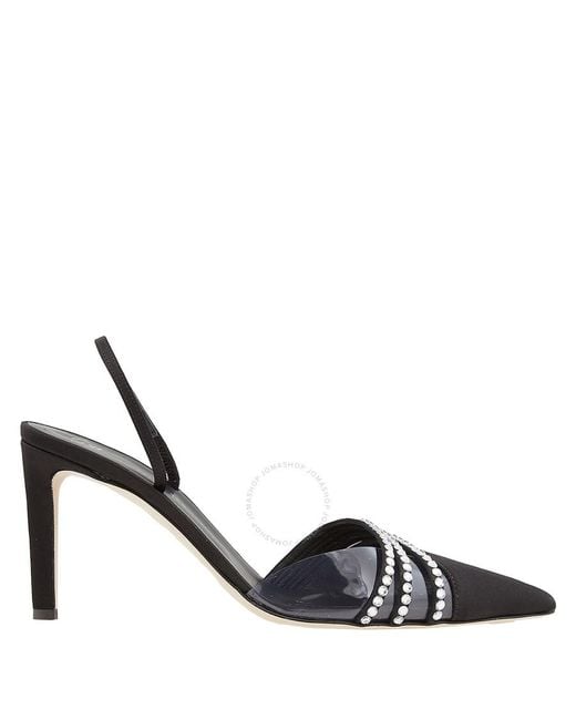 Giuseppe Zanotti Black Audrine Slingback 110 Mm Pumps